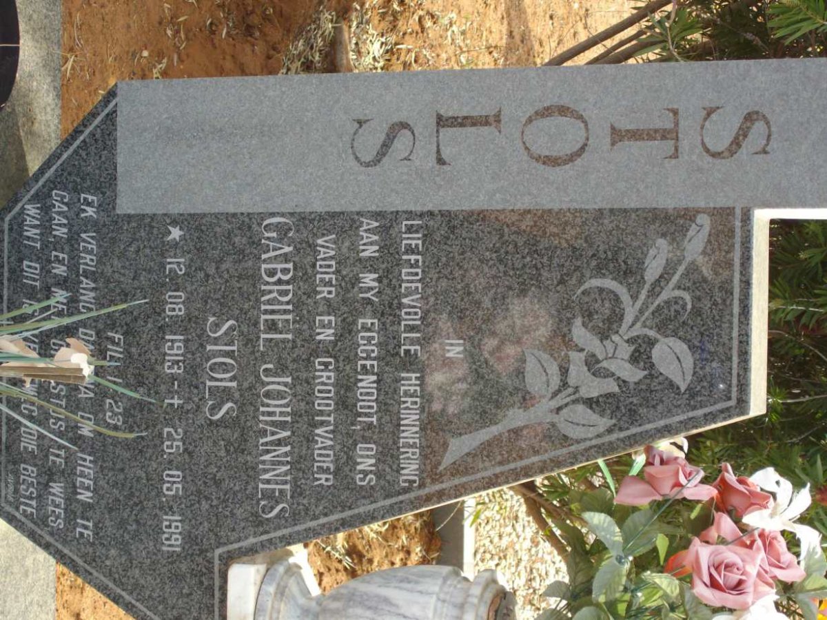 STOLS Gabriel Johannes 1913-1991