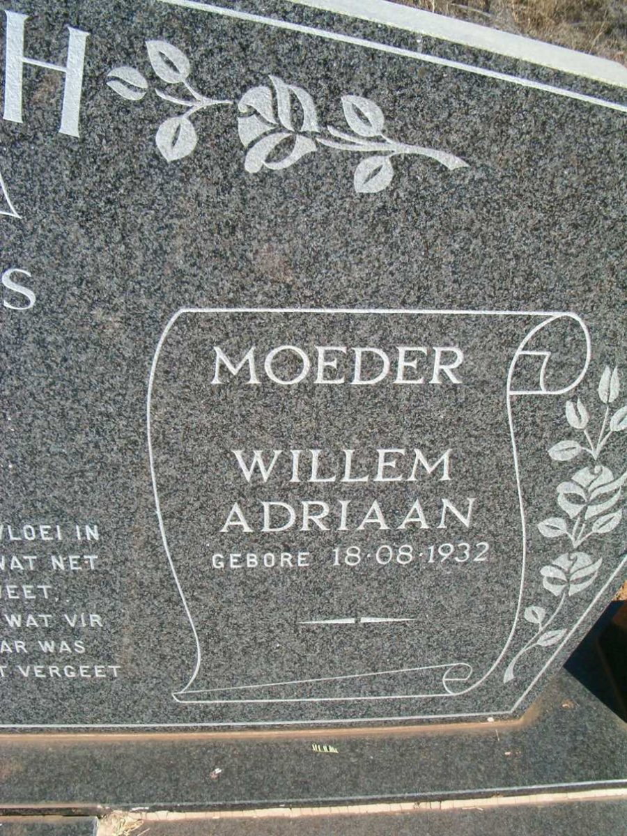 SMITH Willem Adriaan 1932 -