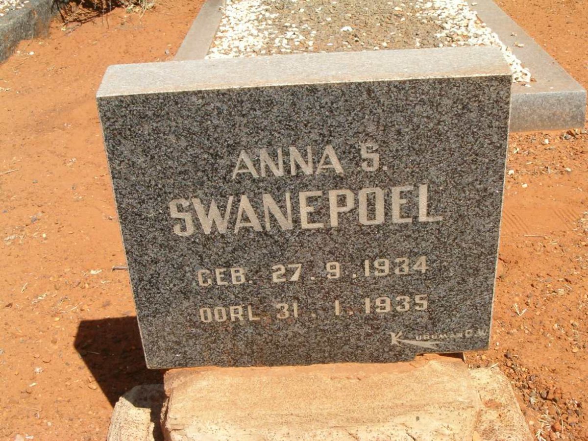 SWANEPOEL Anna S. 1934-1935