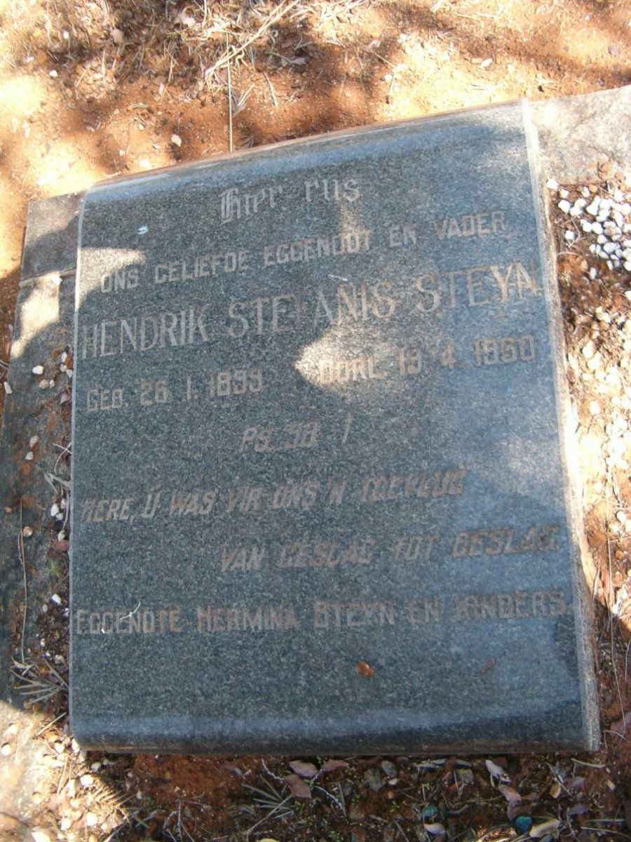 STEYN Hendrik Stefanis 1899-1950