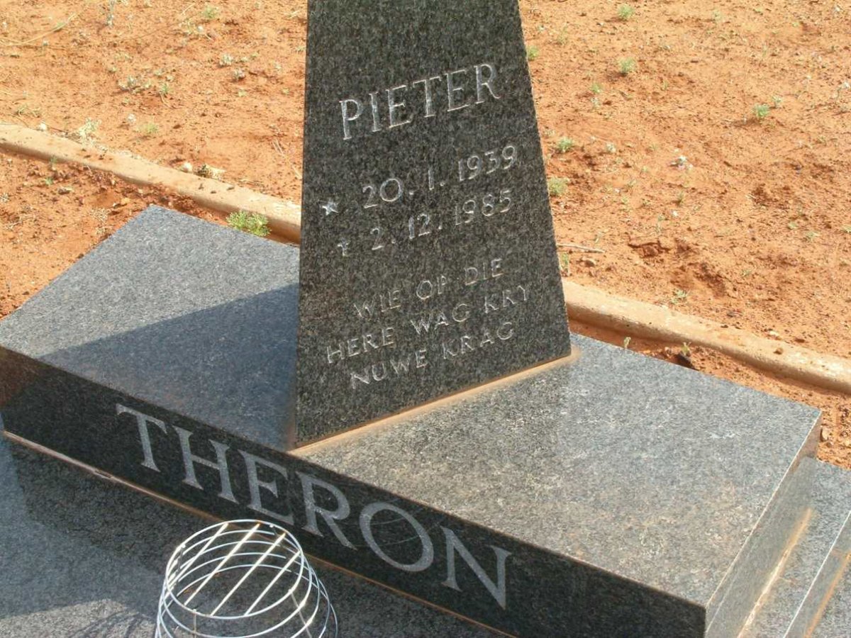 THERON Pieter 1939-1985