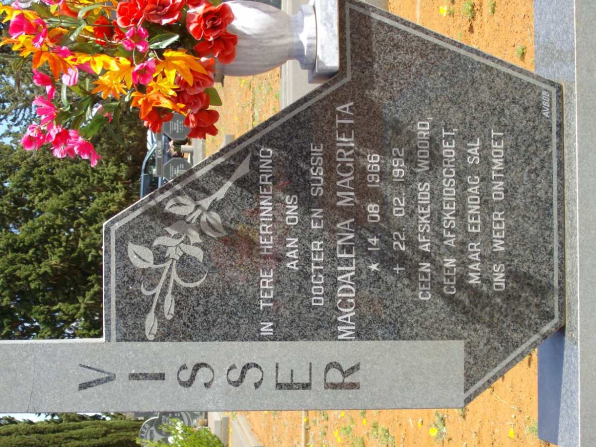 VISSER Magdalena Magrieta 1966-1992