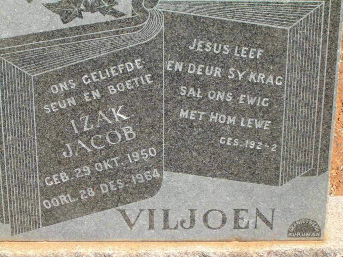 VILJOEN Izak Jacob 1950-1964