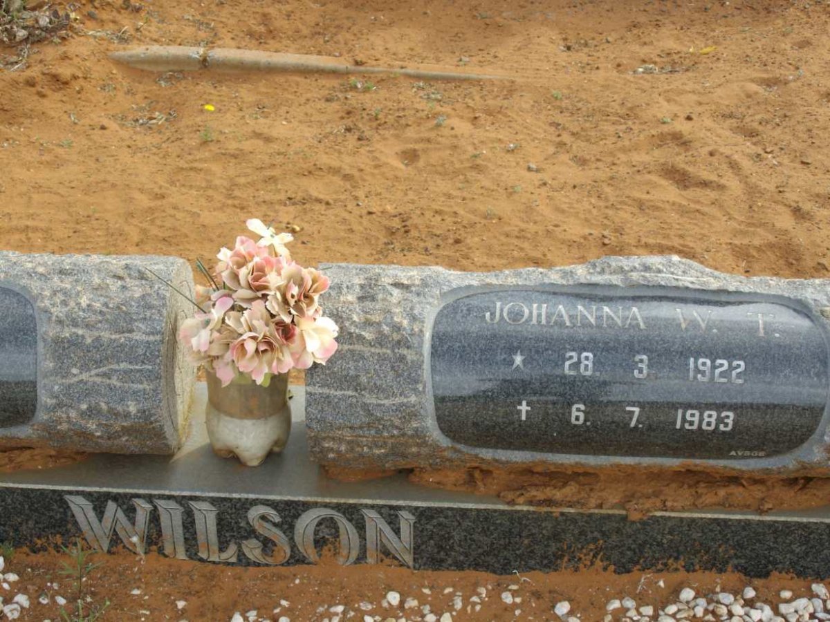 WILSON Johanna W.T. 1922-1983