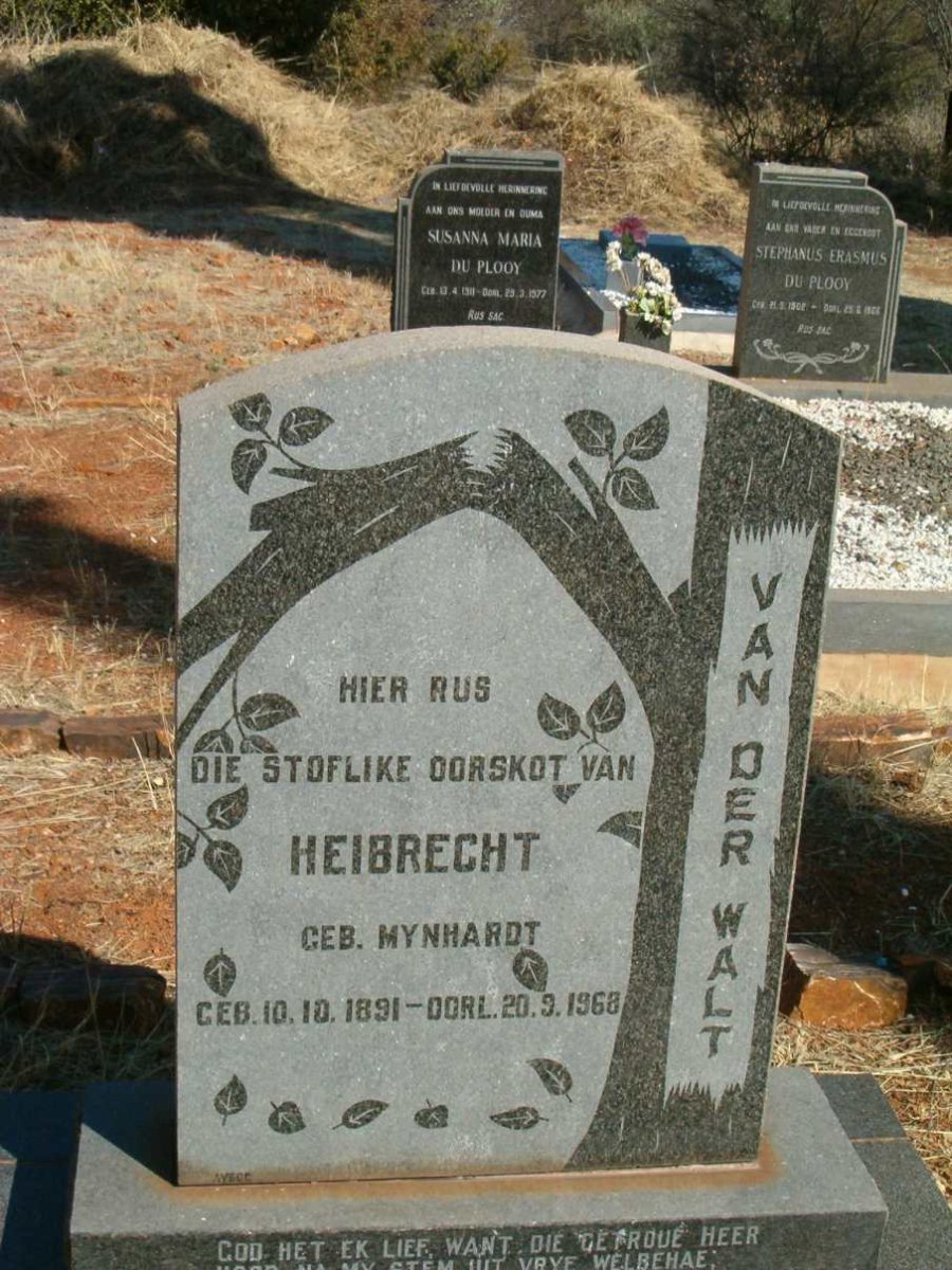 WALT Heibrecht, van der nee MYNHARDT 1891-1968