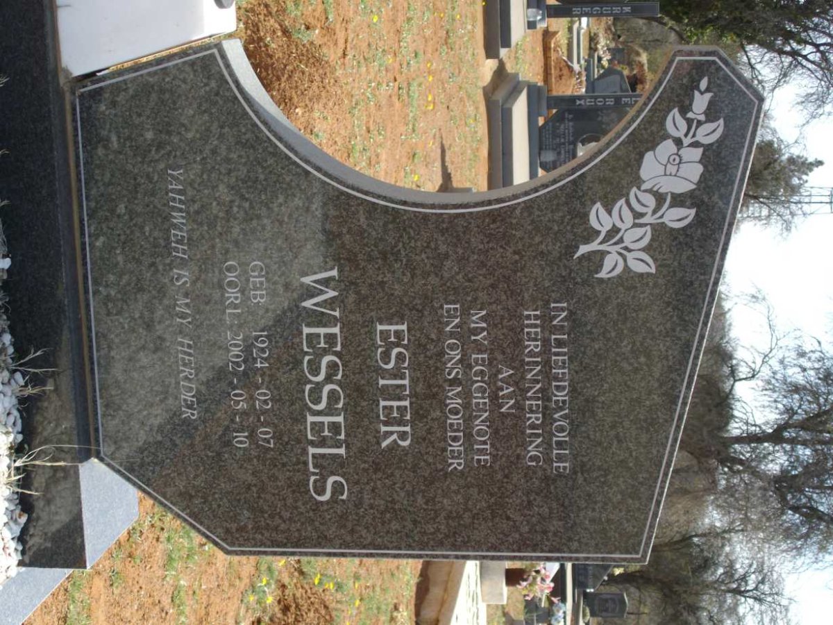 WESSELS Ester 1924-2002