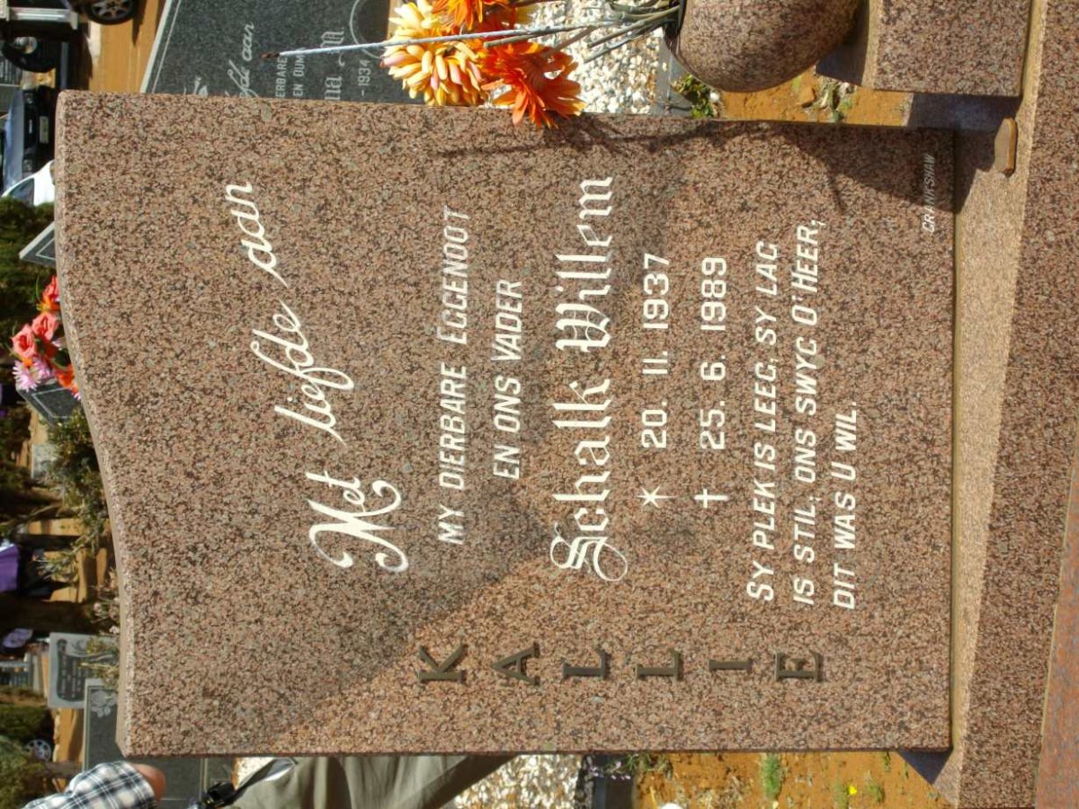 ZYL Schalk Willem, van 1937-1989