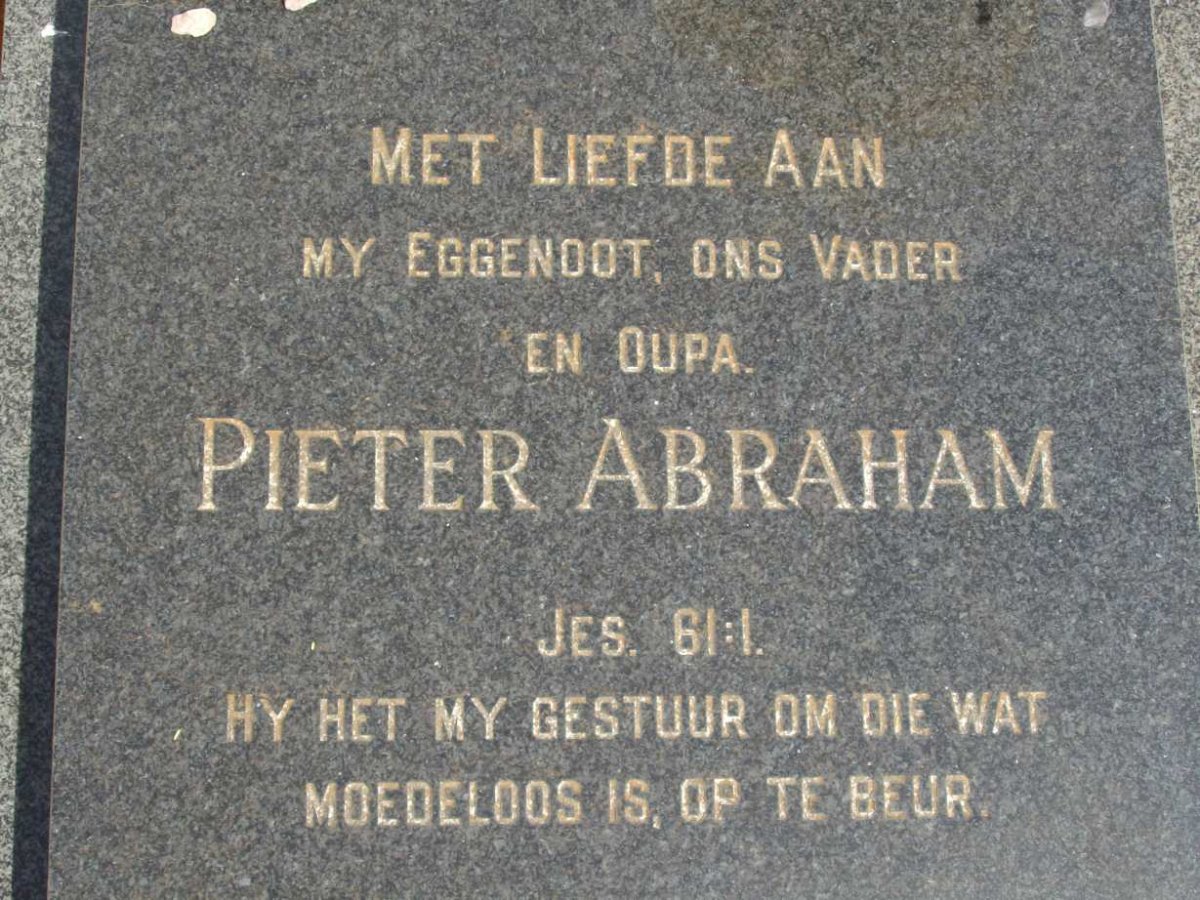 ? Pieter Abraham