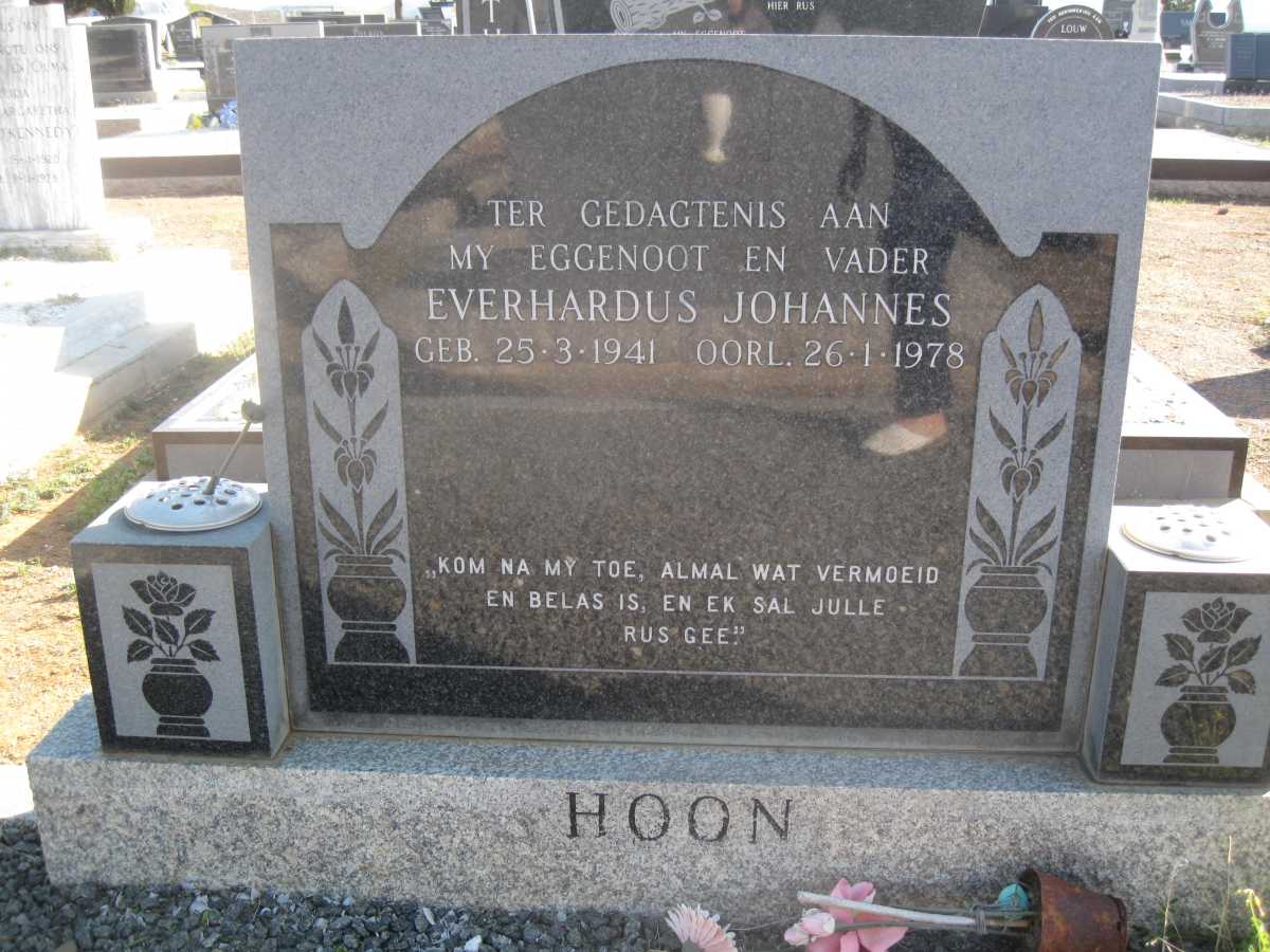 HOON Everhardus Johannes 1941-1978