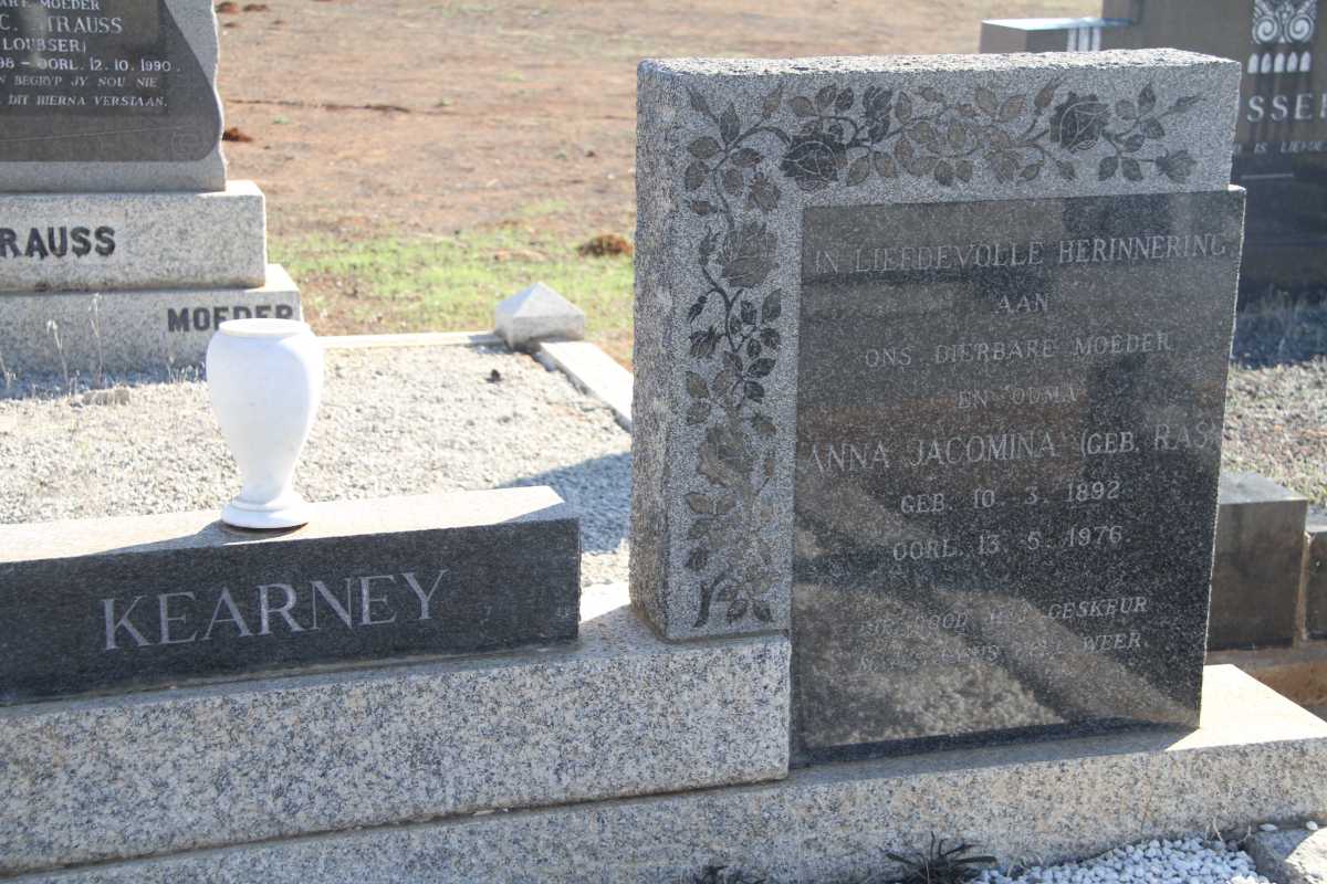 KEARNEY Anna Jacomina nee RAS 1892-1976