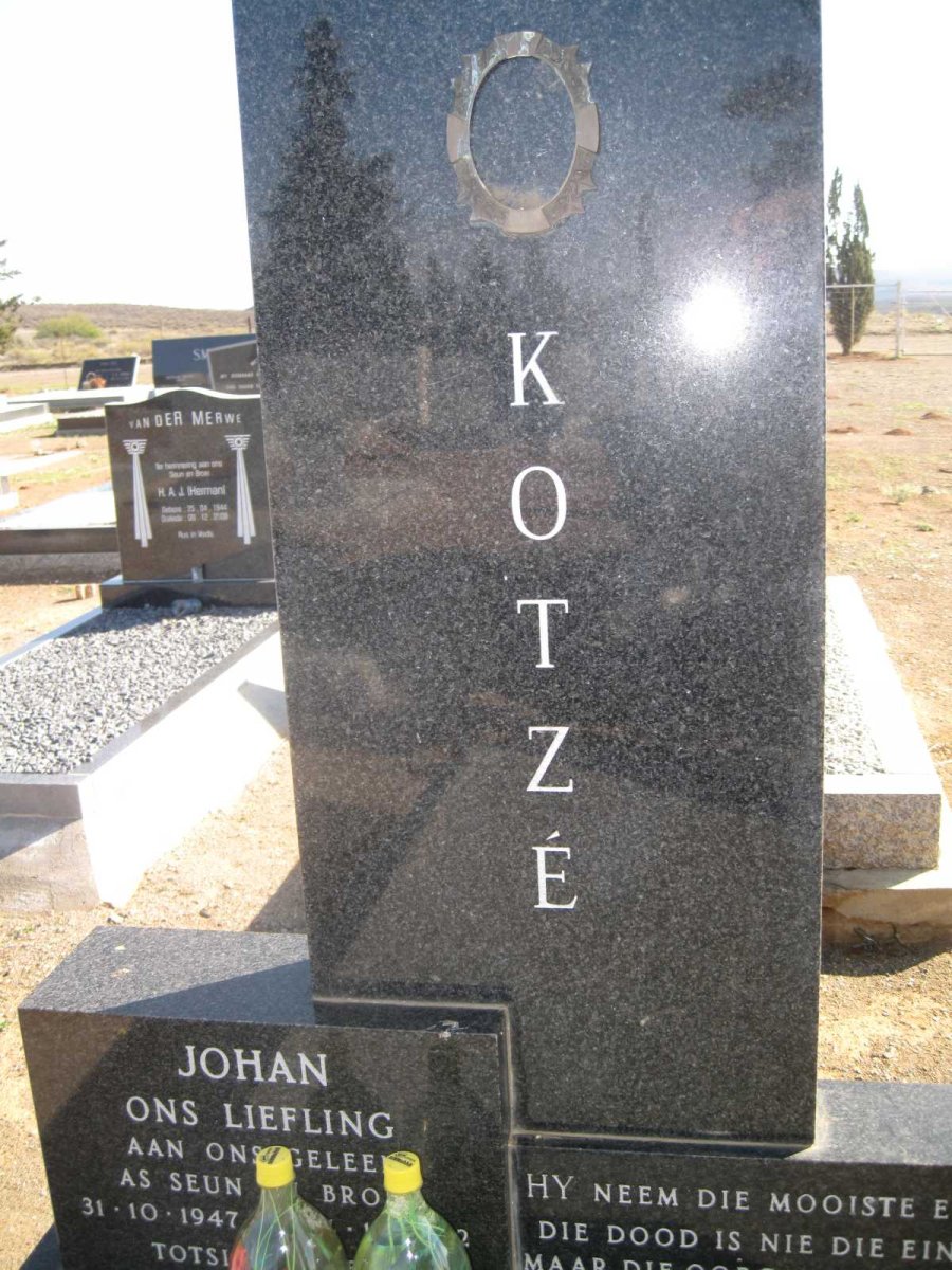 KOTZE Johan 1947-1982