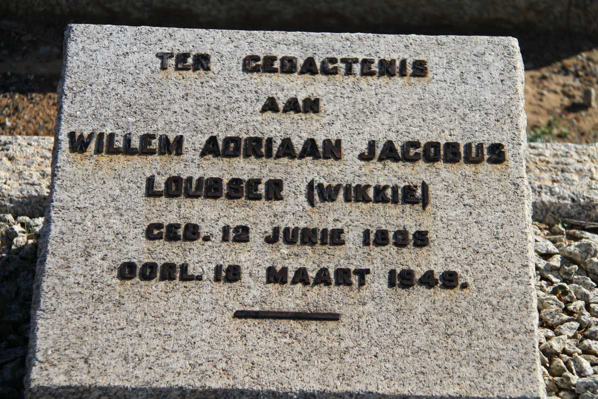LOUBSER Willem Adriaan Jacobus 1895-1949