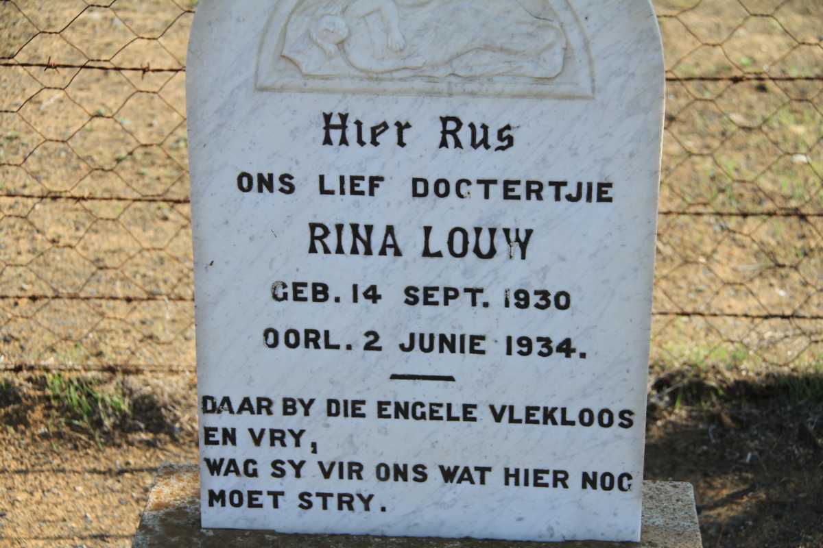 LOUW Rina 1930-1934