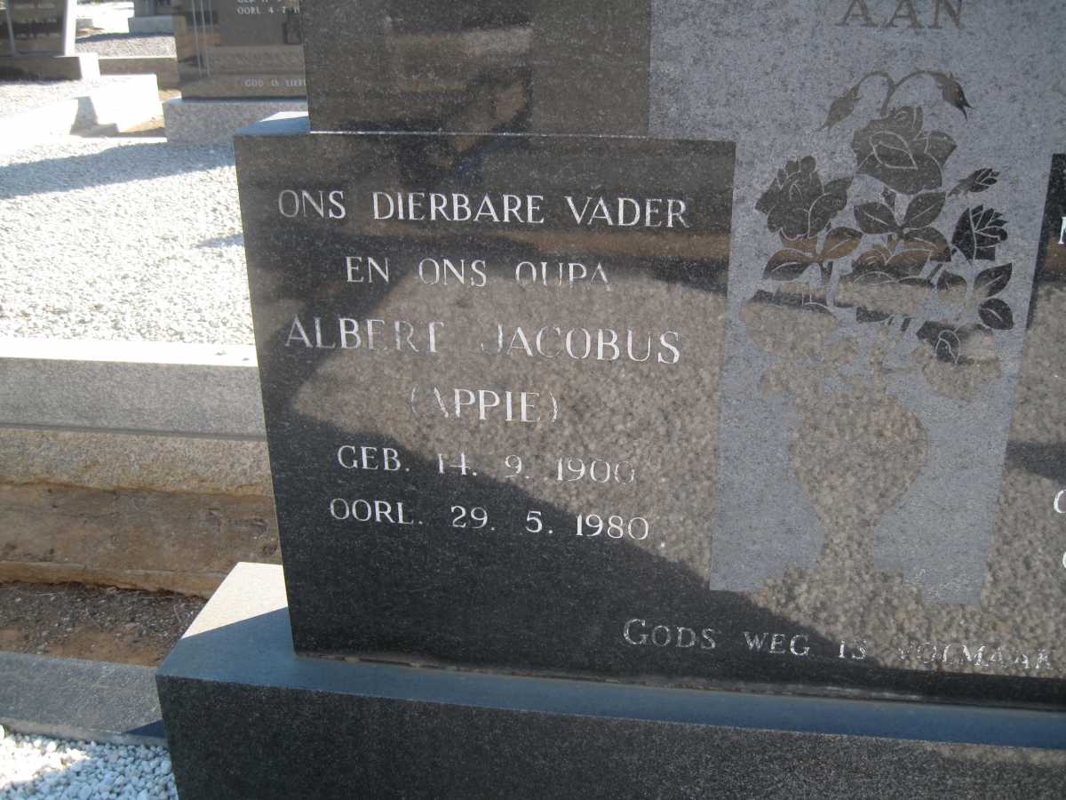 LINTVELT Albert Jacobus 1900-1980 &amp; Aletta Catharina 1903-1973