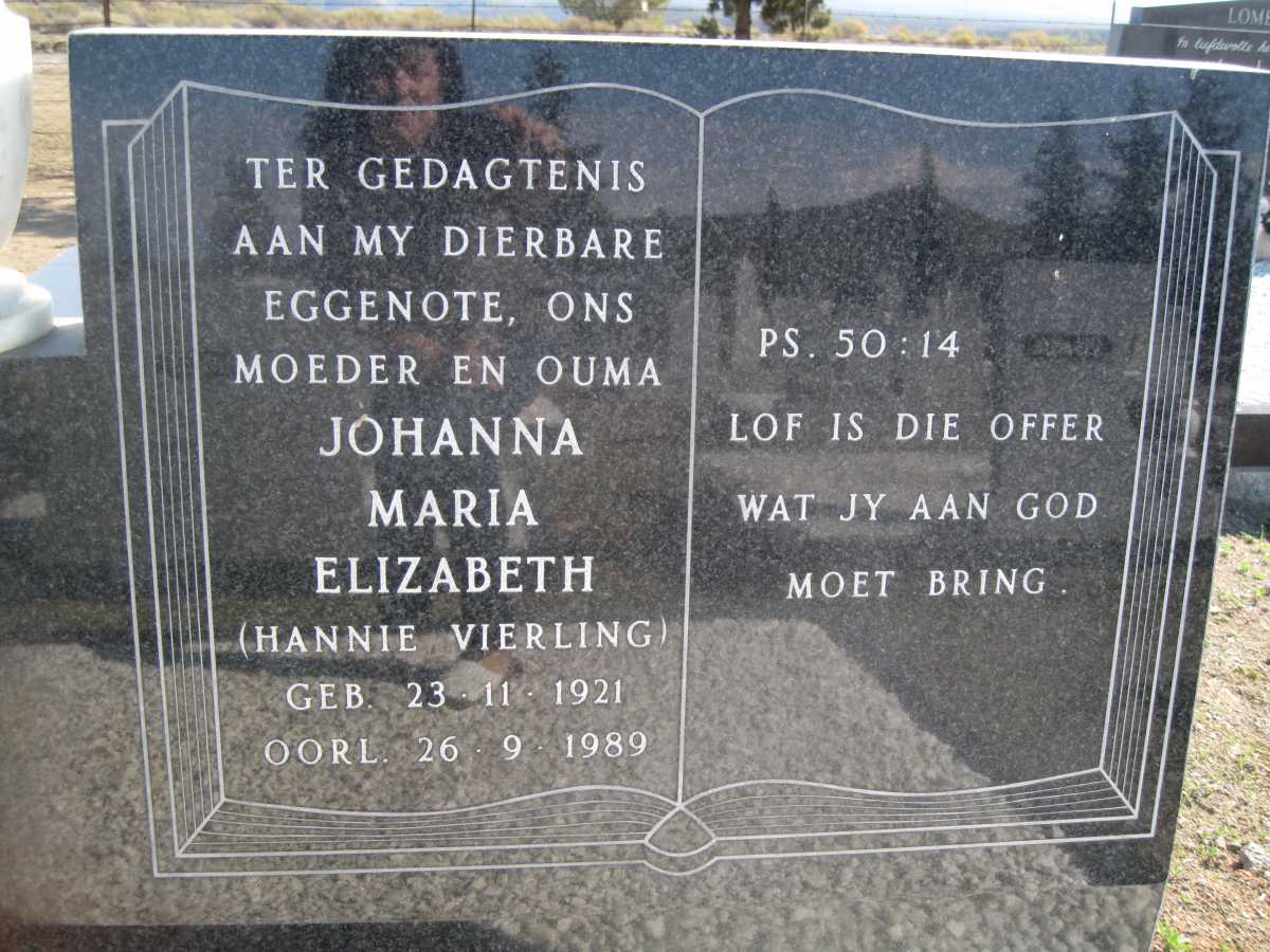 LOMBARD Johannes Petrus Paulus 1908-1993 &amp; Johanna Maria Elizabeth 1921-1989