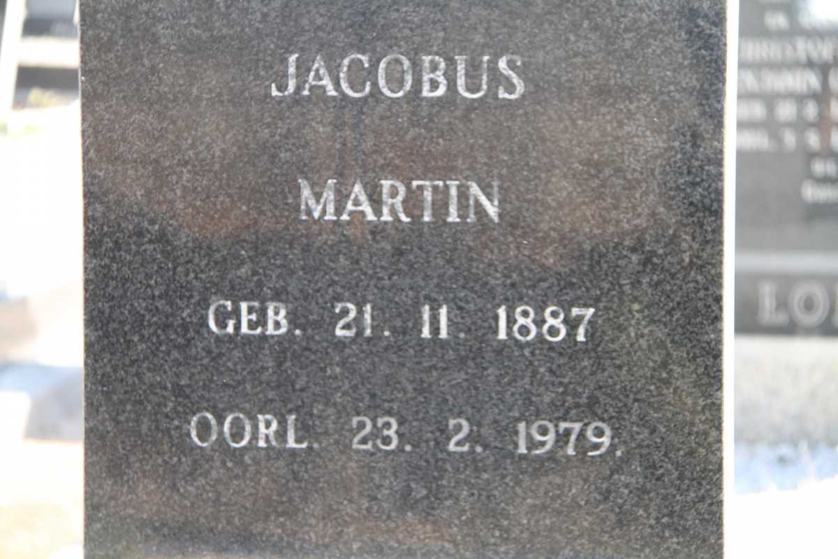 LOUBSER Jacobus Martin 1887-1979
