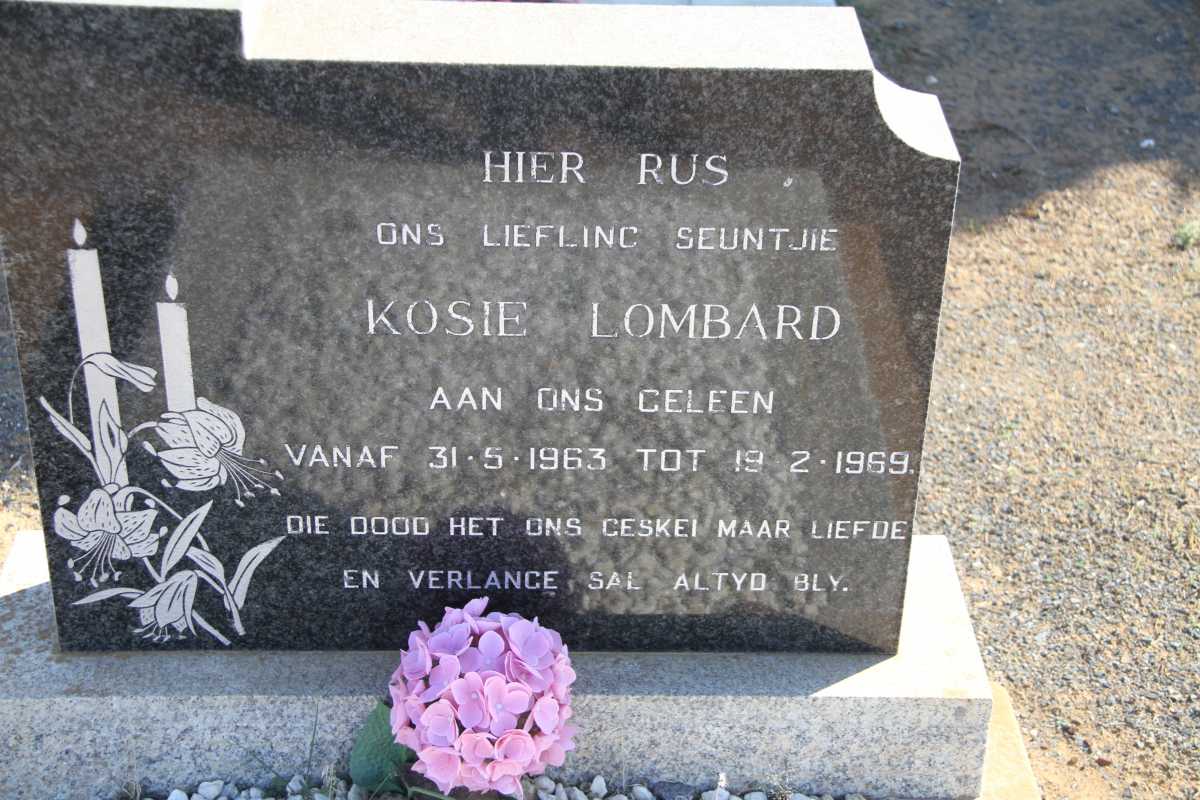LOMBARD Kosie 1963-1969