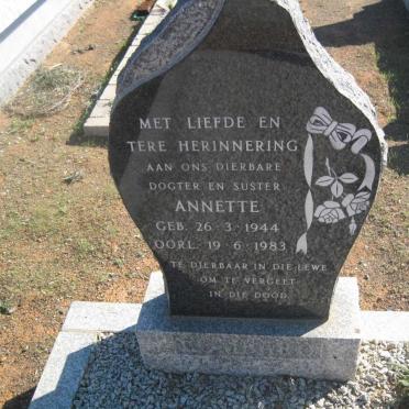 ? Annette 1944-1983