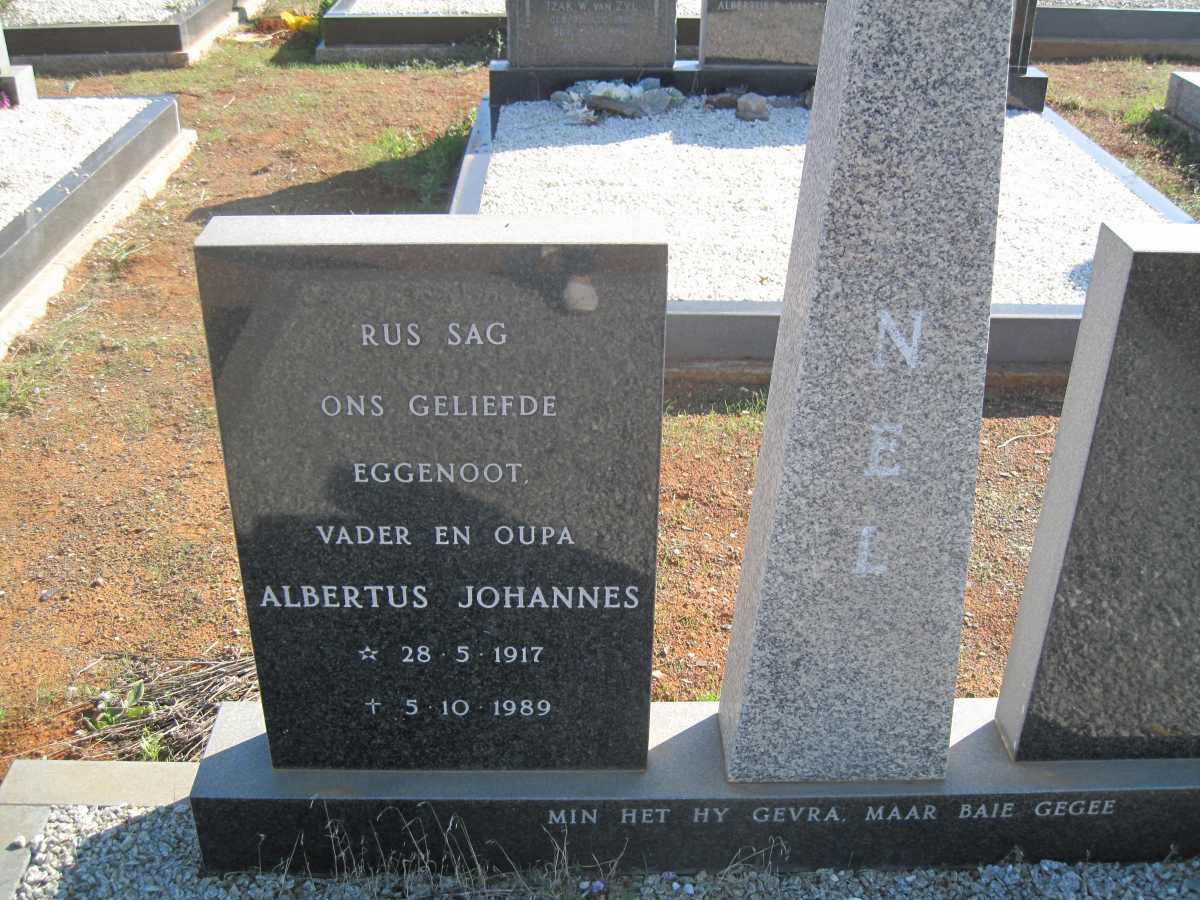 NEL Albertus Johannes 1917-1989