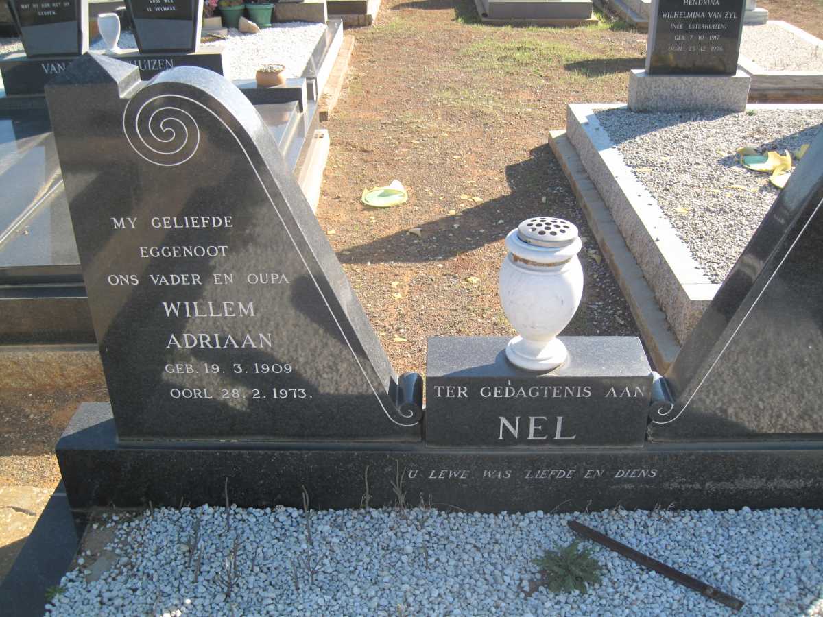 NEL Willem Adriaan 1909-1973