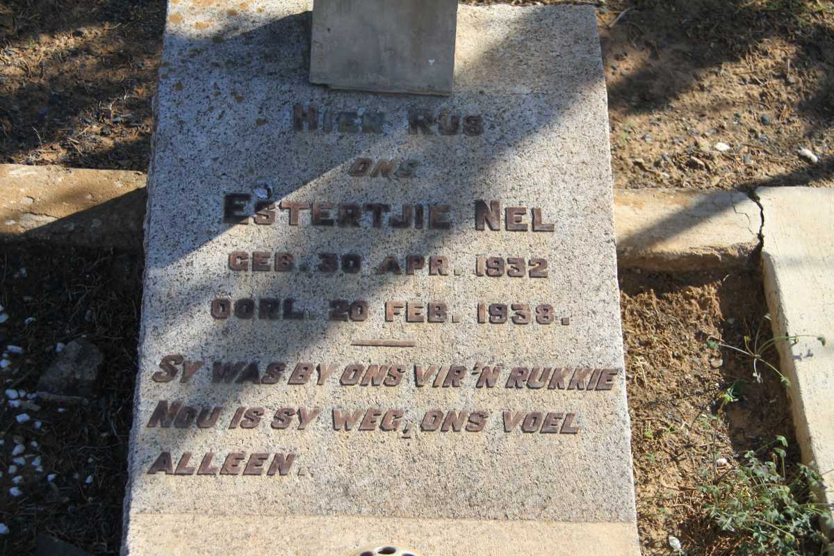 NEL Estertjie 1932-1938