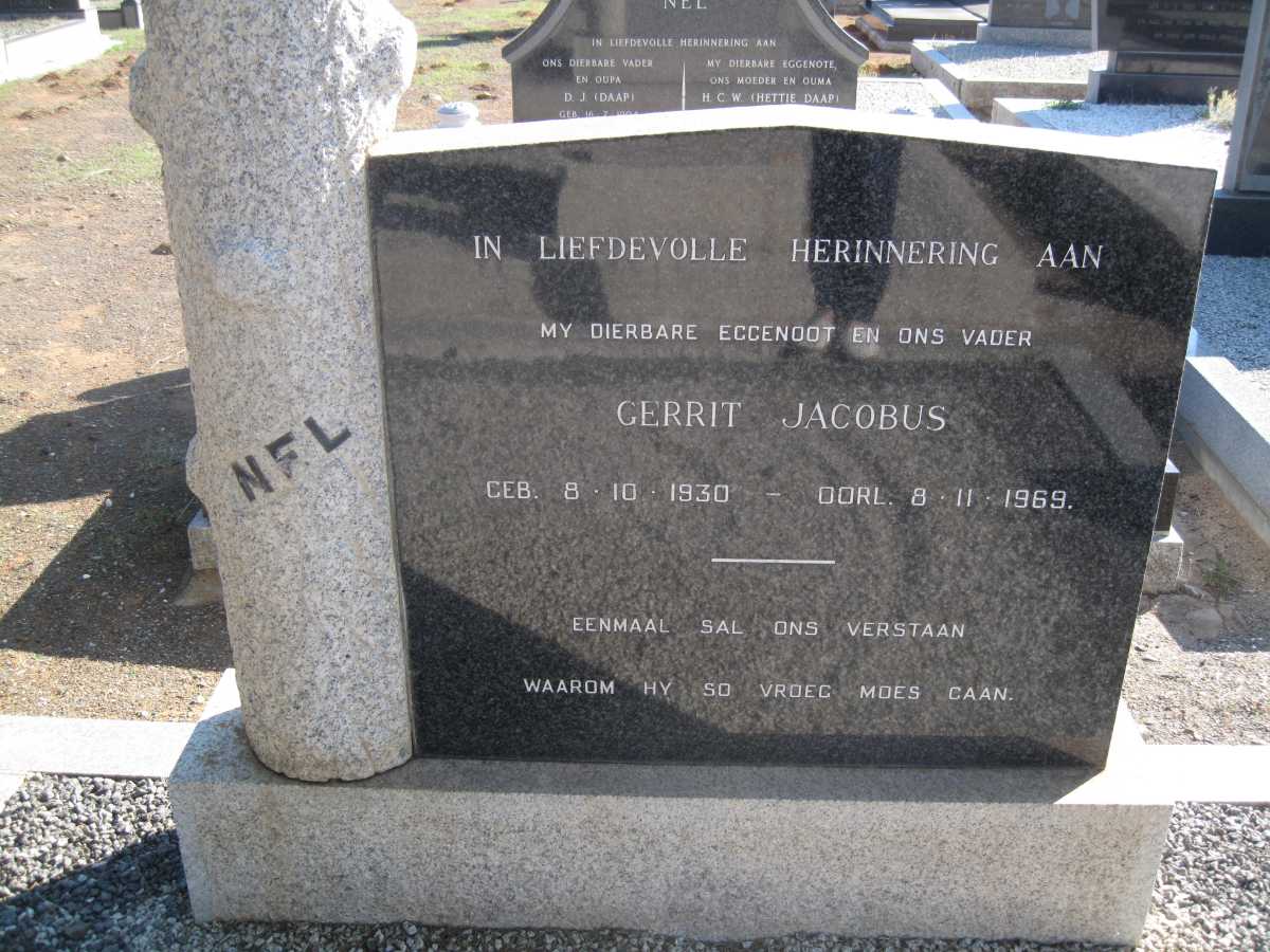 NEL Gerrit Jacobus 1930-1969