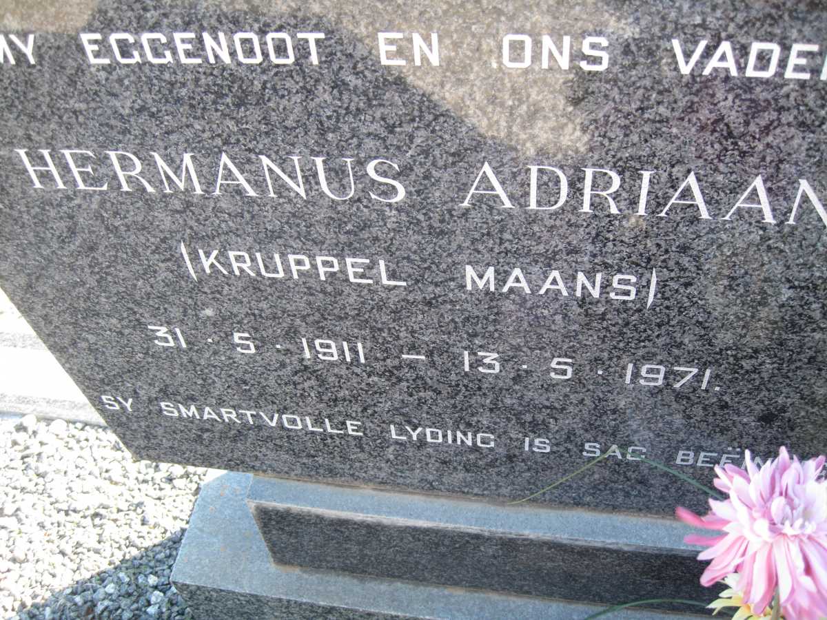 NEL Hermanus Adriaan 1911-1971 &amp; G.M. 1915-1999