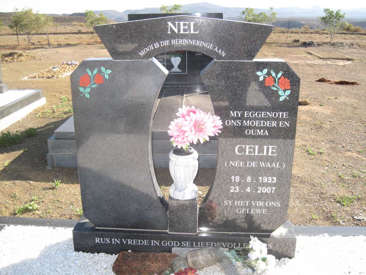 NEL Celie nee DE WAAL 1933-2007