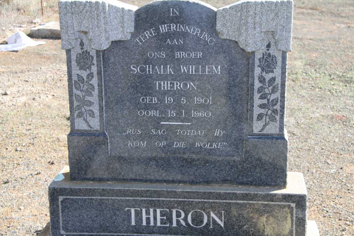 THERON Schalk Willem 1901-1960