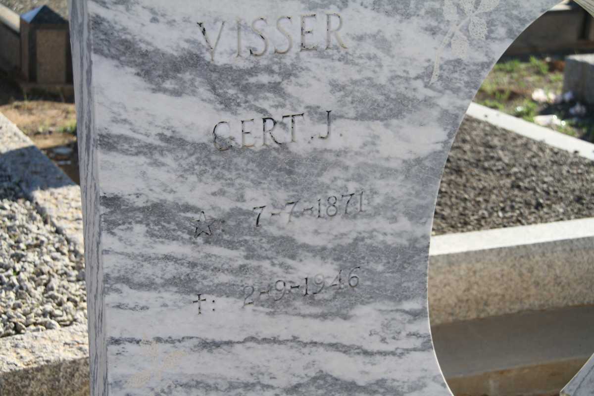 VISSER Gert J. 1871-1946
