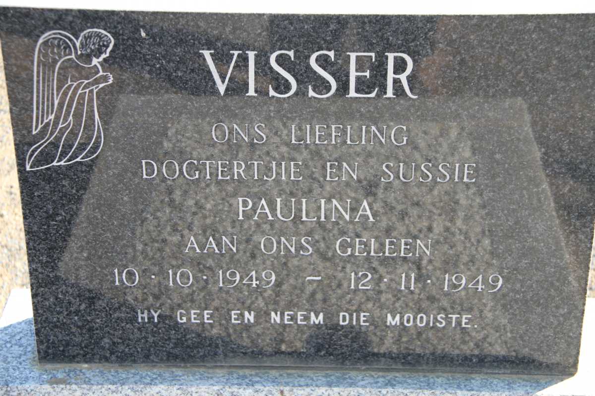 VISSER Paulina 1949-1949