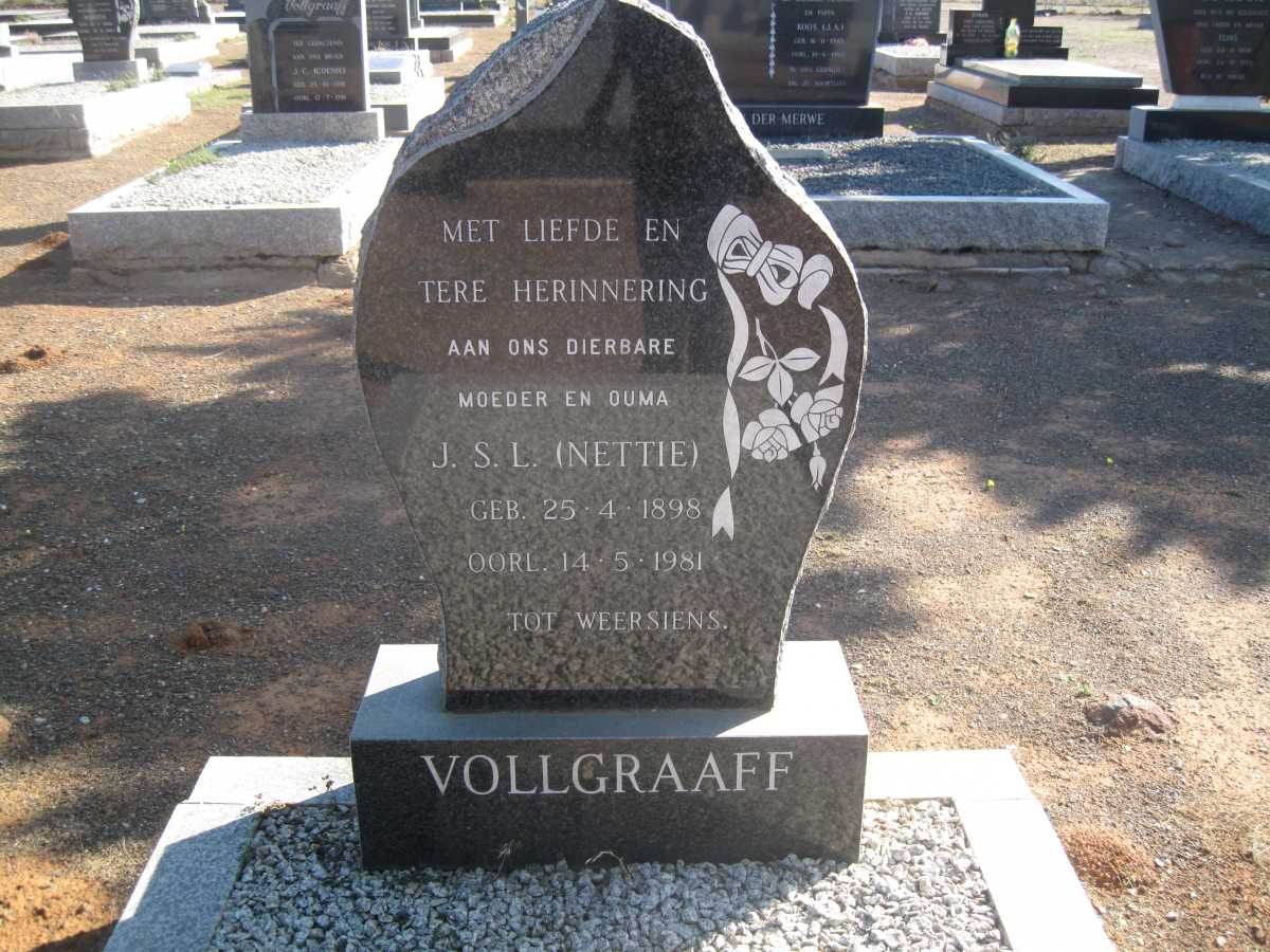 VOLLGRAAFF J.S.L. 1898-1981