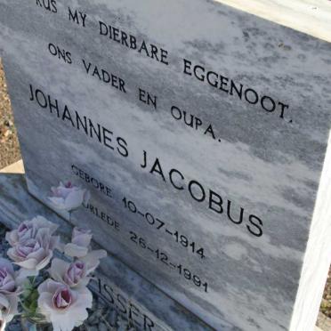 VISSER Johannes Jacobus 1914-1991