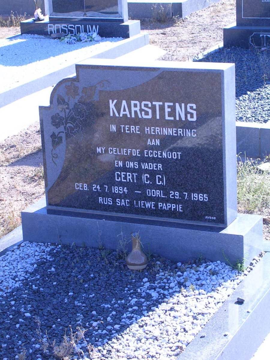 KARSTENS Gert C. 1894-1965
