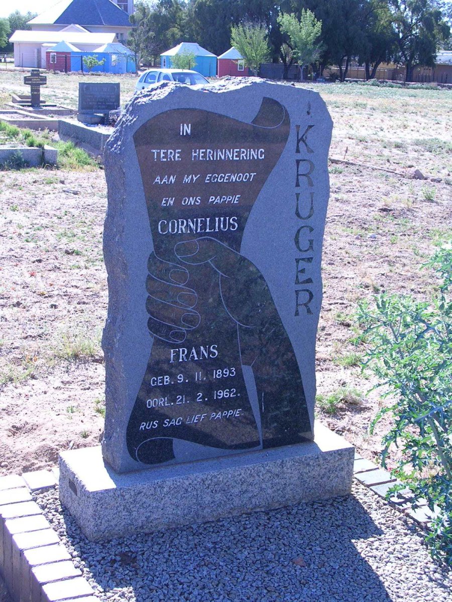 KRUGER Cornelius Frans 1893-1962