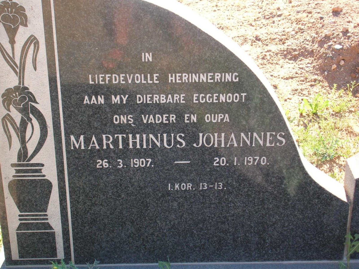 MÖLLER Marthinus Johannes 1907-1970