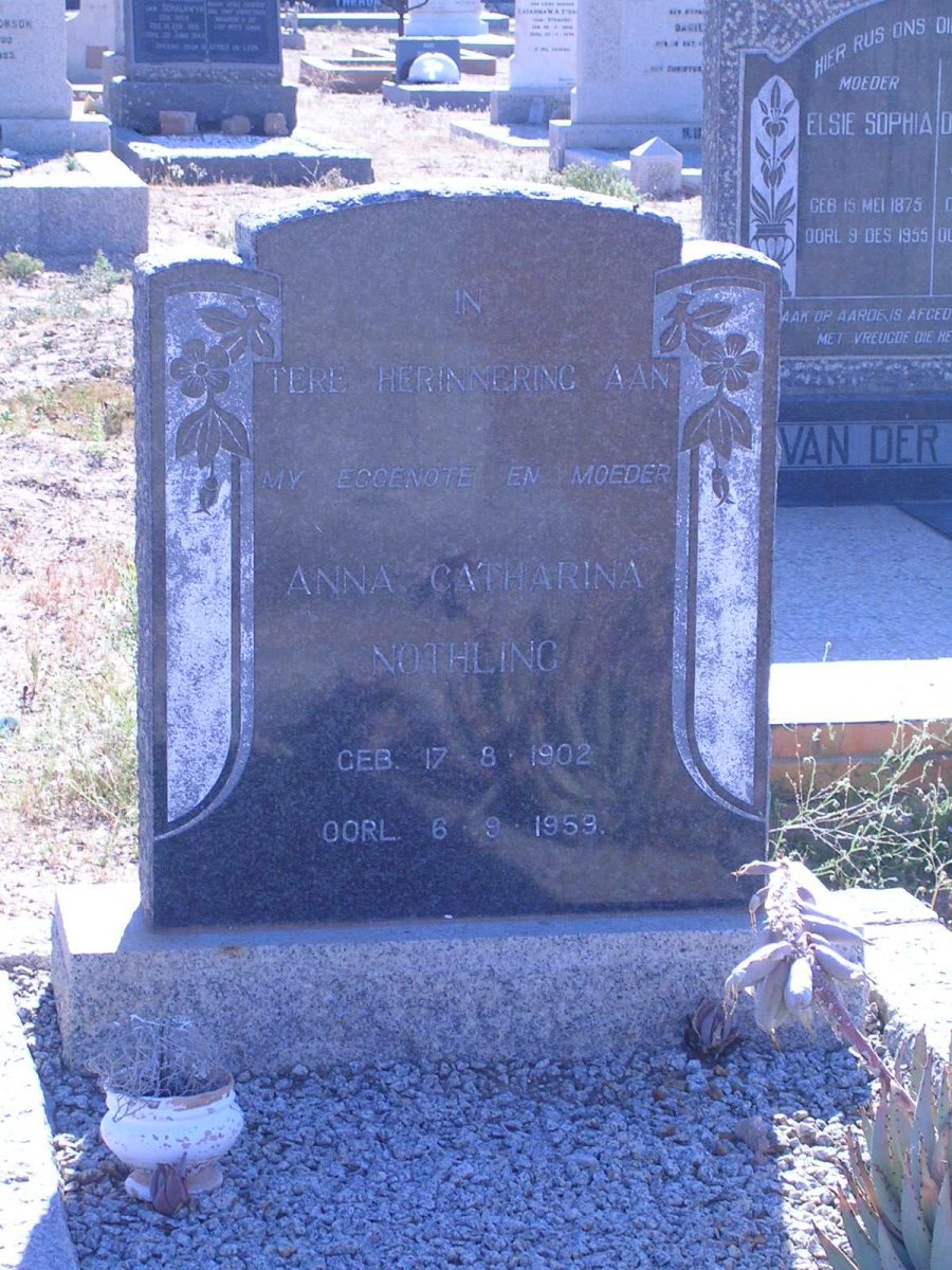 NÖTHLING Anna Catharina 1902-1959