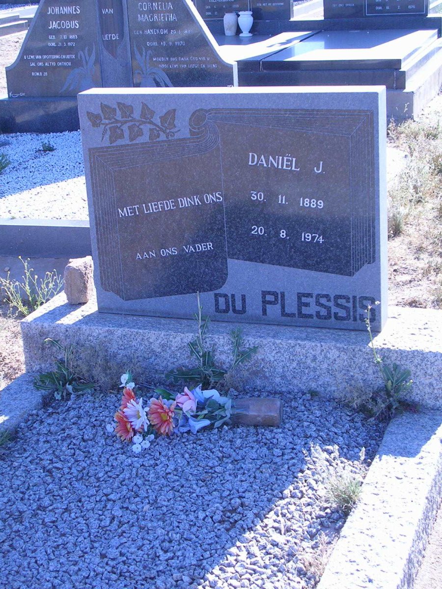 PLESSIS Daniël J., du 1889-1974