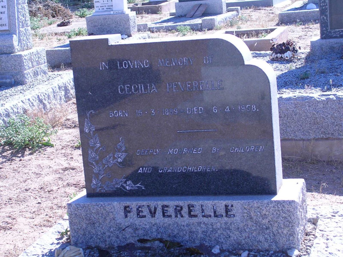 PEVERELLE Cecilia 1889-1958