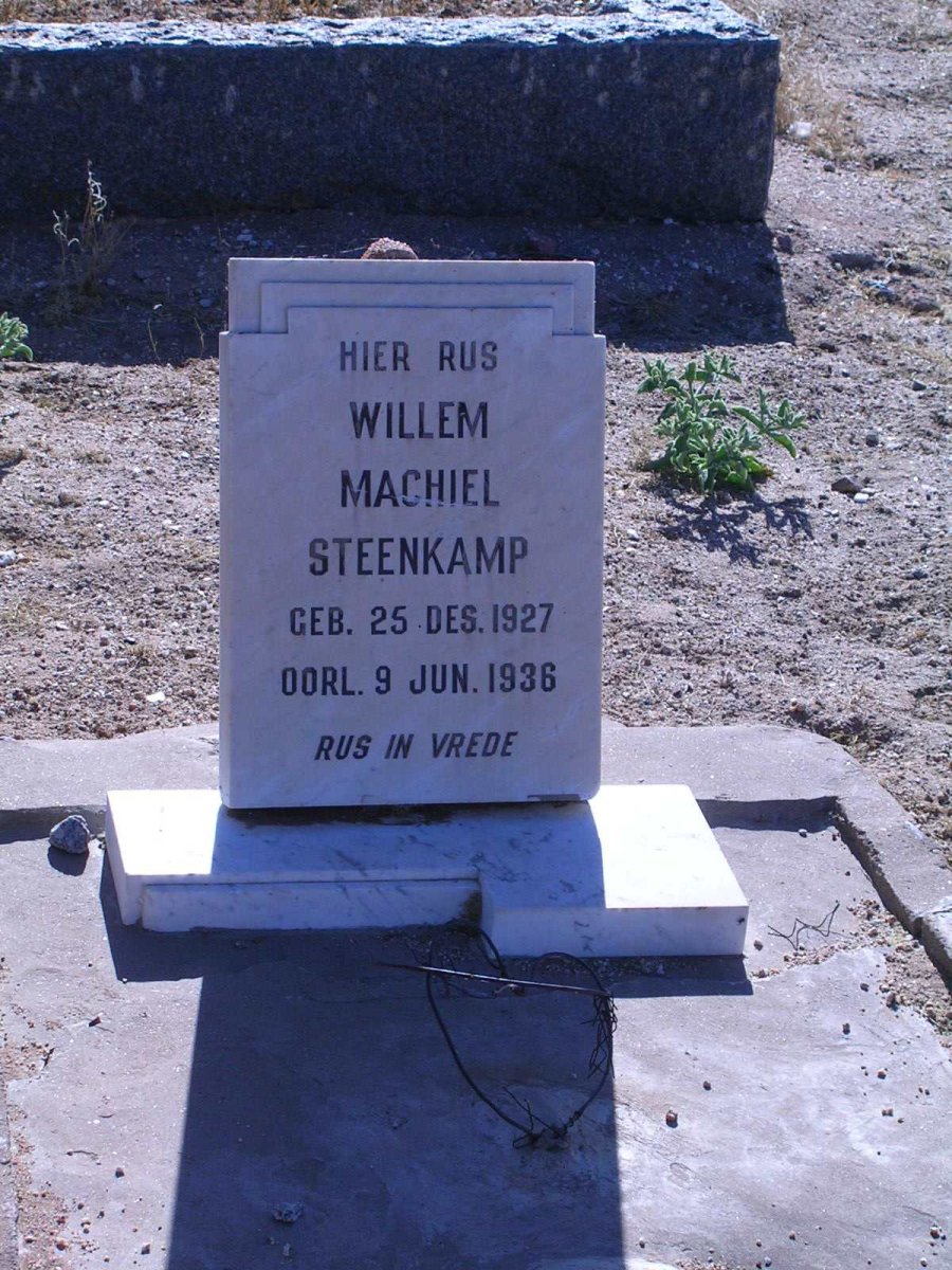 STEENKAMP Willem Machiel 1927-1936