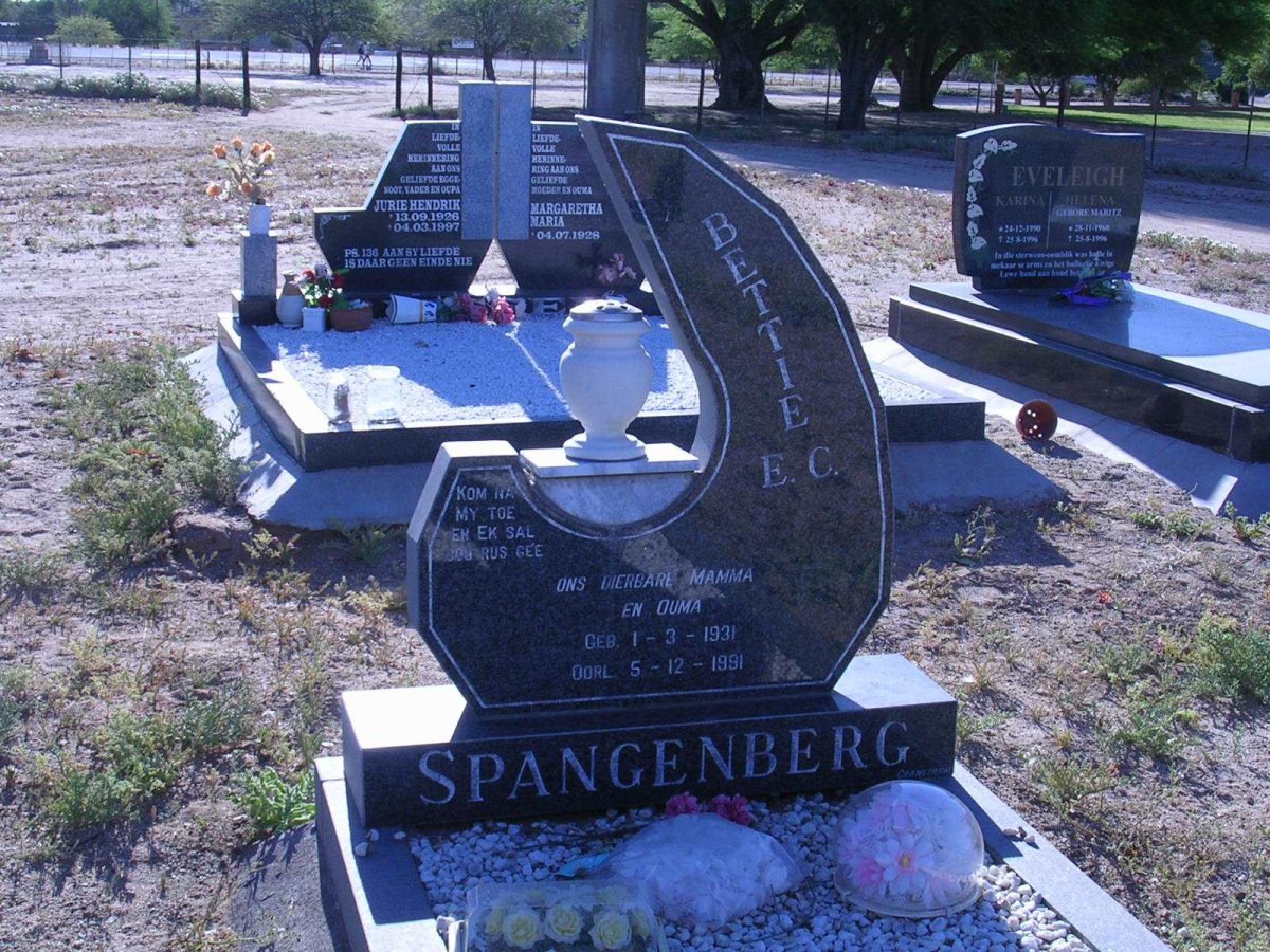 SPANGENBERG E.C. 1931-1991