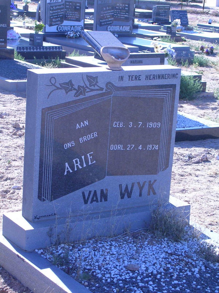WYK Arie, van 1909-1974