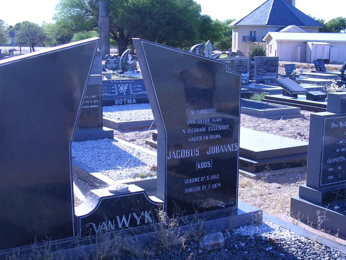 WYK Jacobus Johannes, van 1912-1974