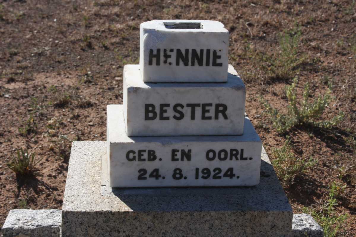 BESTER Hennie 1924-1924