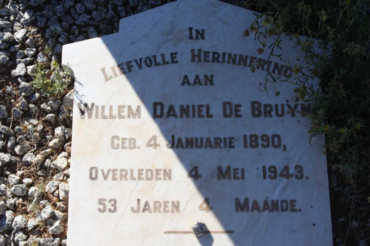 BRUYN Willem Daniel, de 1890-1943