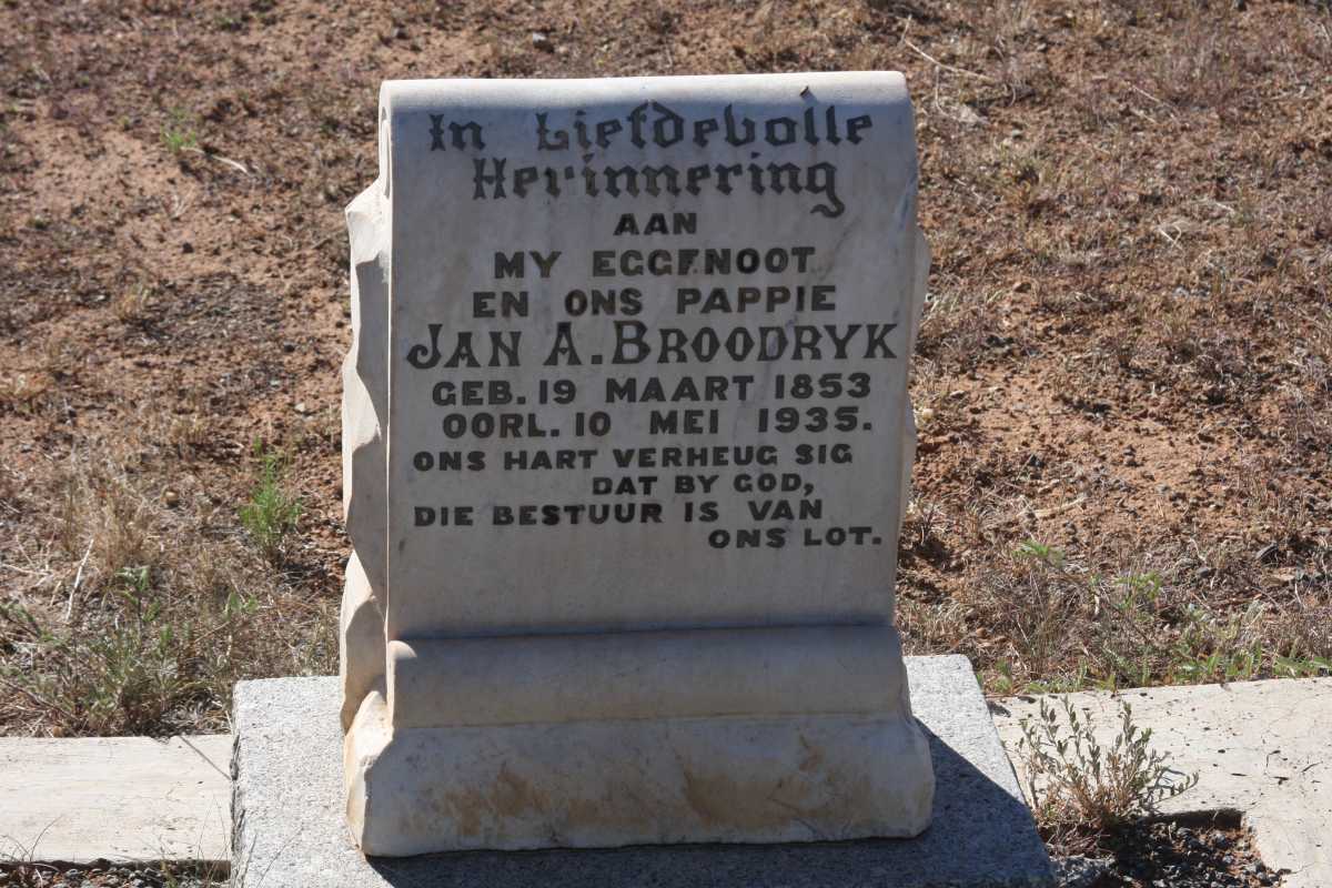 BROODRYK Jan A. 1853-1935