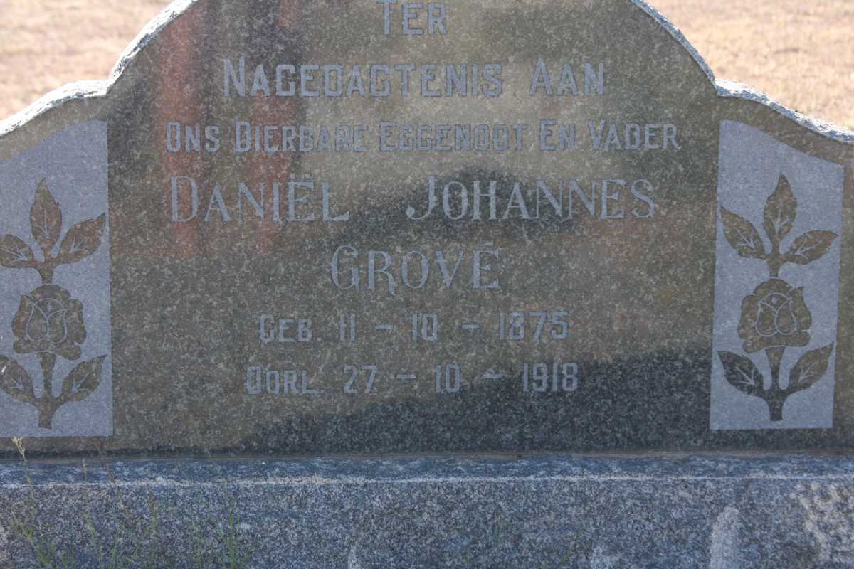 GROVE Daniel Johannes 1875-1918