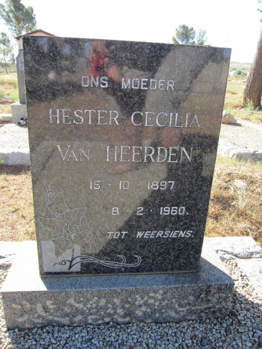 HEERDEN Hester Cecilia, van 1897-1960