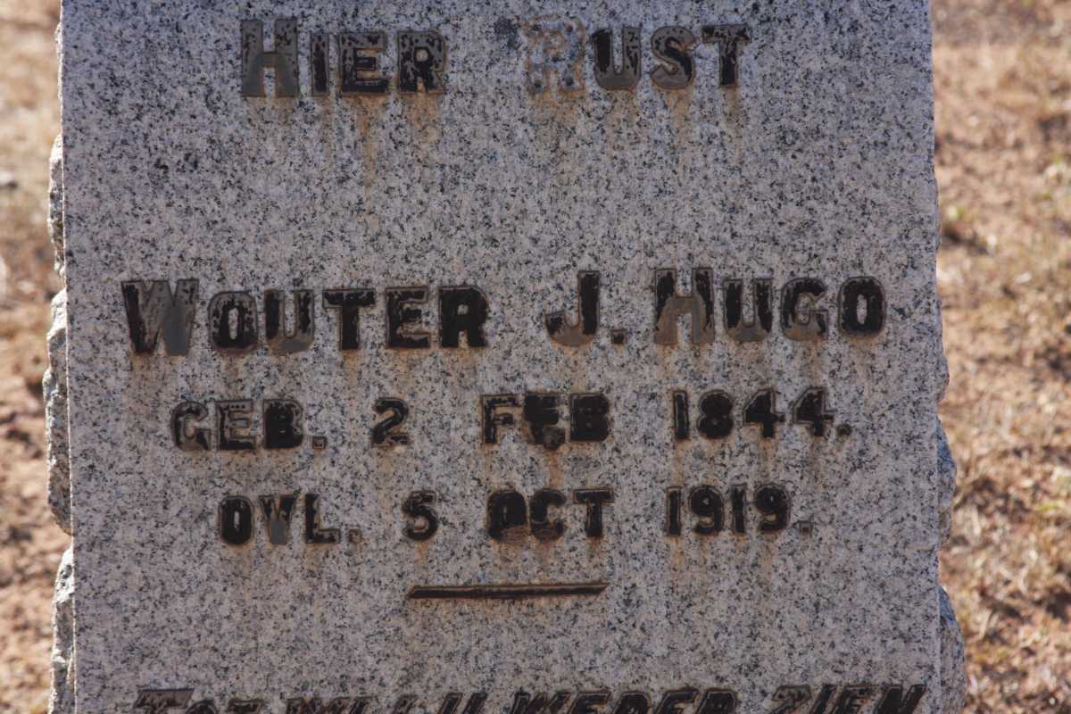 HUGO Wouter J. 1844-1919