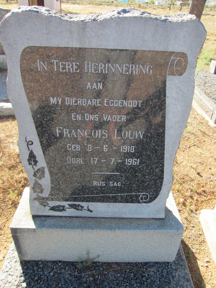 LOUW Francois 1918-1961